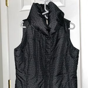 Cold water creek grey puff vest